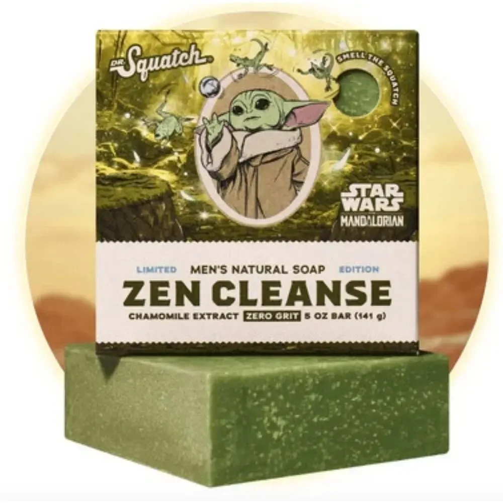 DR SQUATCH | STAR WARS COLLAB MANDALORIAN- ZEN CLEANSE SOAP